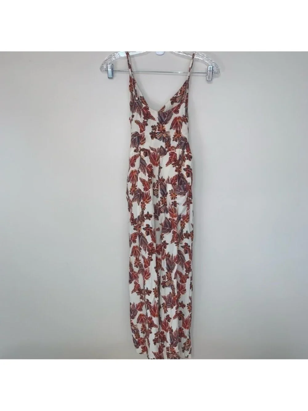 Free People Hot Tropics Floral Cropped Wide Leg Jumpsuit 2